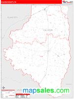 Calhoun County, AR Wall Map Zip Code