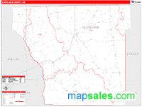 Cleveland County, AR Wall Map