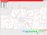 Craighead County, AR Wall Map