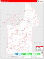 Sharp County, AR Wall Map Zip Code