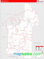 Sharp County, AR Wall Map