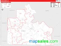 Stone County, AR Wall Map Zip Code