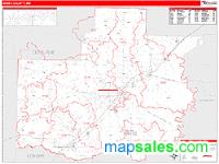 White County, AR Wall Map Zip Code