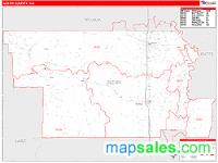 Glenn County, CA Wall Map Zip Code