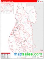 Humboldt County, CA Wall Map