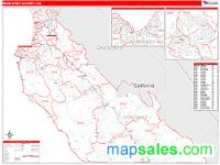 Monterey County, CA Wall Map Zip Code