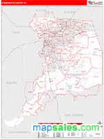 Sacramento County, CA Wall Map Zip Code