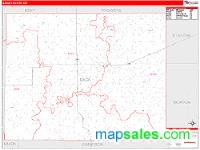 Baca County, CO Wall Map