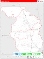Chaffee County, CO Wall Map Zip Code