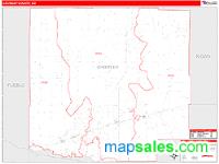 Crowley County, CO Wall Map Zip Code