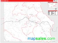 Eagle County, CO Wall Map Zip Code