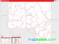 Elbert County, CO Wall Map Zip Code