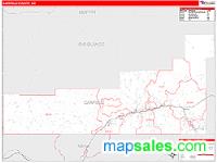 Garfield County, CO Wall Map Zip Code
