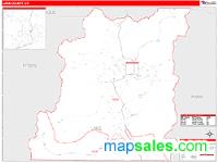 Lake County, CO Wall Map Zip Code