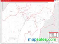 Montezuma County, CO Wall Map Zip Code
