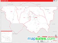 Pitkin County, CO Wall Map Zip Code