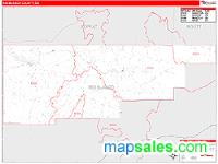 Rio Blanco County, CO Wall Map Zip Code