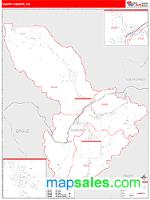 Summit County, CO Wall Map Zip Code