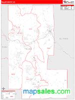Teller County, CO Wall Map Zip Code