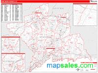 New Haven County, CT Wall Map Zip Code