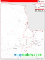 Baker County, FL Wall Map Zip Code
