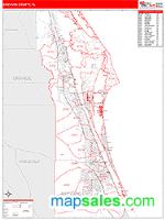 Brevard County, FL Wall Map