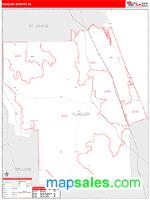 Flagler County, FL Wall Map Zip Code