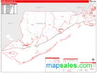 Franklin County, FL Wall Map Zip Code