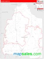 Gilchrist County, FL Wall Map Zip Code