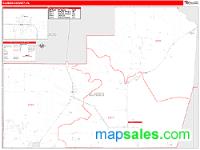 Glades County, FL Wall Map Zip Code