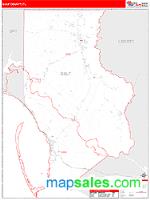 Gulf County, FL Wall Map Zip Code