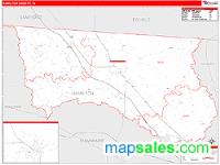 Hamilton County, FL Wall Map Zip Code