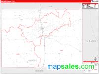 Hardee County, FL Wall Map Zip Code