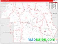 Jackson County, FL Wall Map