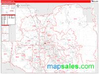 Marion County, FL Wall Map Zip Code