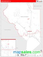 Okeechobee County, FL Wall Map Zip Code