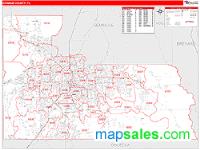 Orange County, FL Wall Map Zip Code