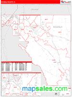 Osceola County, FL Wall Map Zip Code