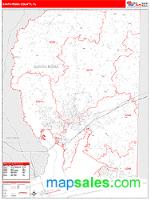 Santa Rosa County, FL Wall Map Zip Code