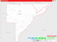 Baker County, GA Wall Map