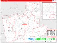 Carroll County, GA Wall Map