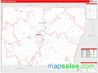 Colquitt County, GA Wall Map Zip Code