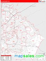 DeKalb County, GA Wall Map