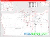 Dougherty County, GA Wall Map Zip Code