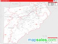 Douglas County, GA Wall Map Zip Code