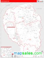 Fayette County, GA Wall Map Zip Code