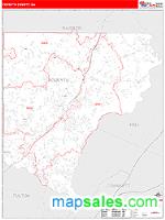 Forsyth County, GA Wall Map