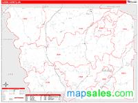 Harris County, GA Wall Map Zip Code