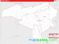 Johnson County, GA Wall Map Zip Code