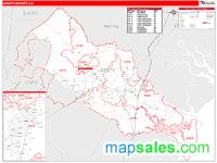 Liberty County, GA Wall Map Zip Code
